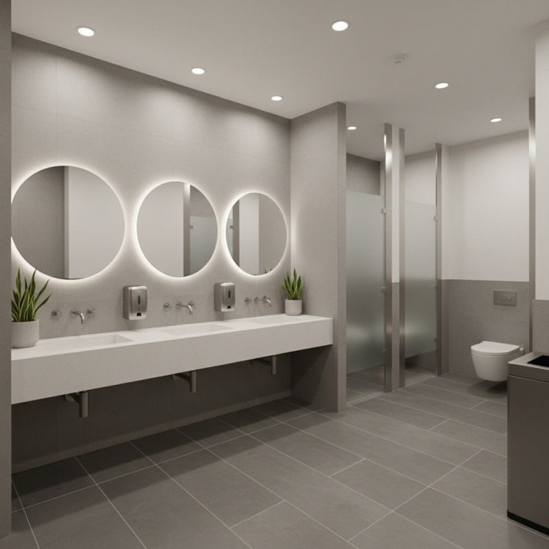 Office Bathroom Renovation in Denver County, CO